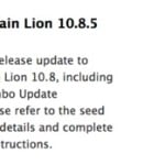 OS X Mountain Lion 10.8.5 : bêta 1 disponible