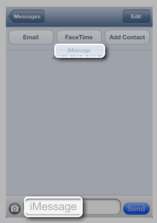 iOS iMessage Spam