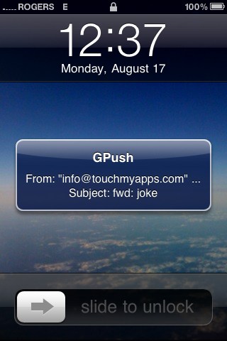 GPush actuellement indisponible sur l’AppStore