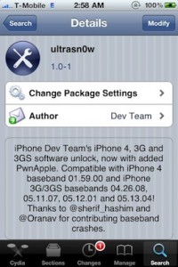 [TUTO] Désimlock iPhone 4, 3G et 3GS avec Ultrasn0w !