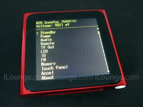 Activez le mode diagnostic de votre iPod Nano 6G