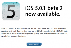 Ne faites pas la mise à jour iOS 5.0.1 !!