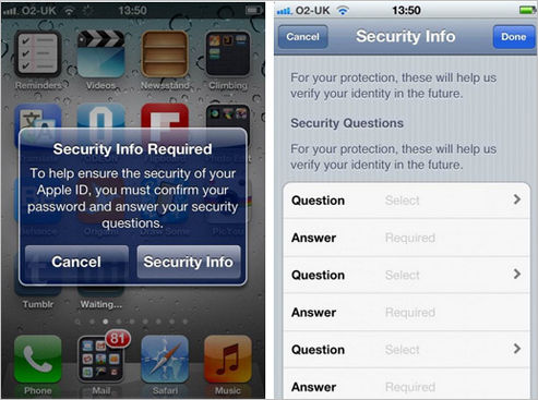 Apple ID : Apple renforce la sécurité