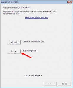 Tutoriel : Jailbreak Tethered iOS 5.1.1 avec Redsn0w 0.9.10b8b