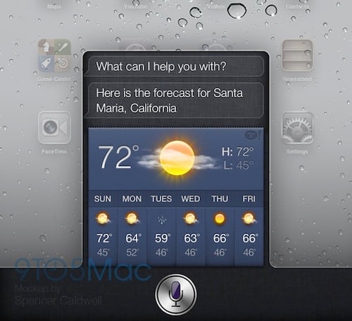 A quand Siri sur iPad ?