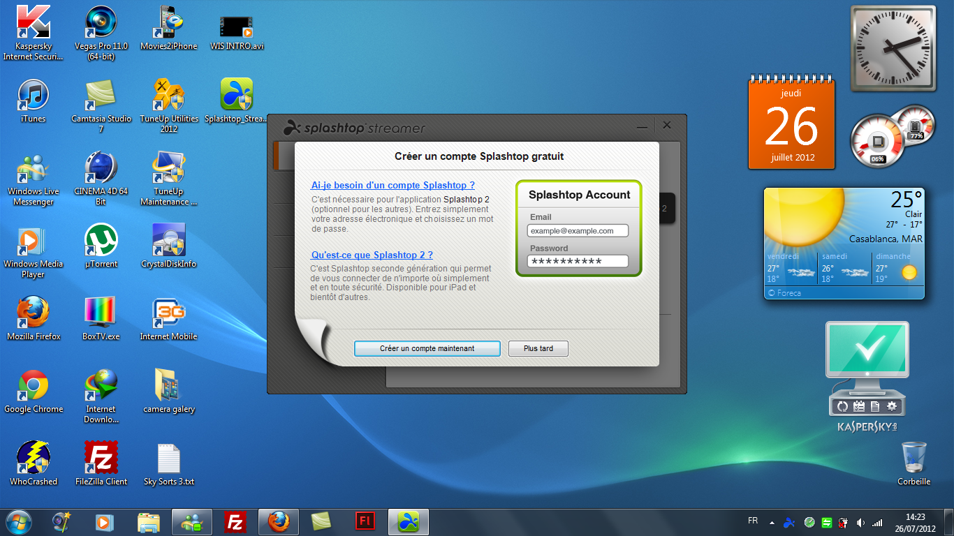 Splashtop Remote Desktop : contrôler son PC/MAC depuis son iDevice.