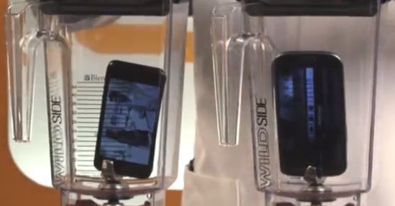 L’iPhone 5 et le Galaxy S3 en tête-à-tête ... dans un mixeur !