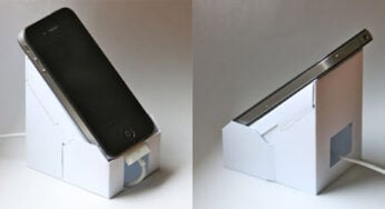 Eco-iP4 : le support iPhone en papier