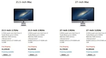 iMac : en vente sur l’Apple Store