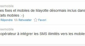 Free Mobile : SMS illimités vers les mobiles des DOM