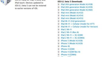 iOS 6.1 bêta 5 disponible : la Gold Master (GM) ?