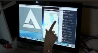Insolite : OS X Mountain Lion sur un écran tactile