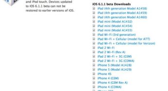 iOS 6.1.1 : bêta 1 déjà disponible