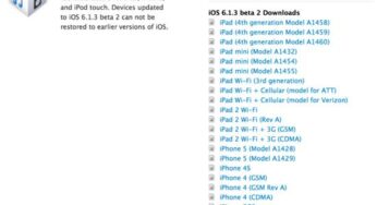 iOS 6.1.3 bêta 2 est disponible
