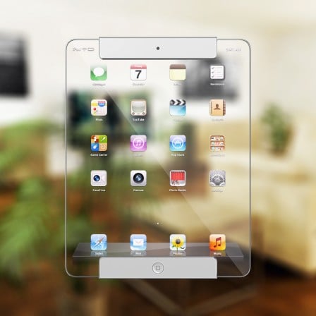Concept : un iPad 5 transparent