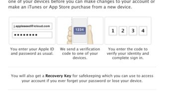 Apple ID et iCloud : désormais 2 étapes de vérification