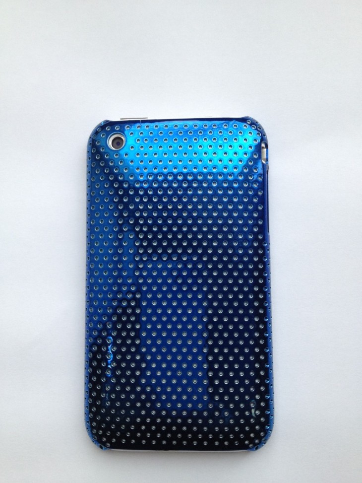 Test : Coque Ventilée Bleue iPhone 3G/3GS