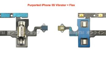 iPhone 5S : photos du bouton home et du vibreur ?