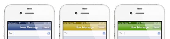 Accentify : changer la couleur des menus d’iOS 6