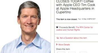 Insolite : 610 000 dollars pour un café avec Tim Cook