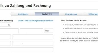 Apple Store : paiement en ligne Paypal possible en Allemagne