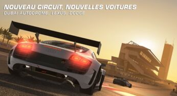 Real Racing 3 : Dubaï autodrome, nouvelles voitures et épreuves