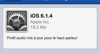 iOS 6.1.4 : disponible pour iPhone 5
