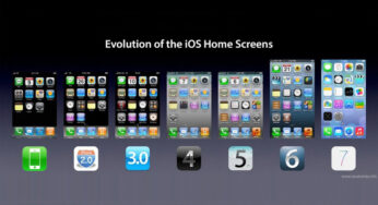iOS 1 à iOS 7 : les évolutions graphiques d’Apple