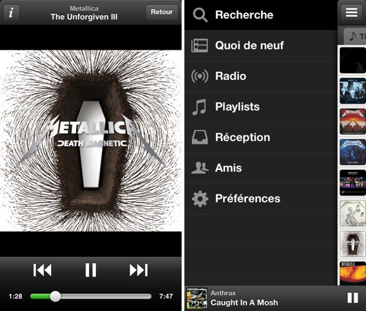 Spotify iOS : fonction « Découvrir » et nouvelles listes de lecture