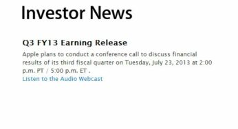 Q3 2013 : un chiffre d’affaires en baisse pour Apple ?