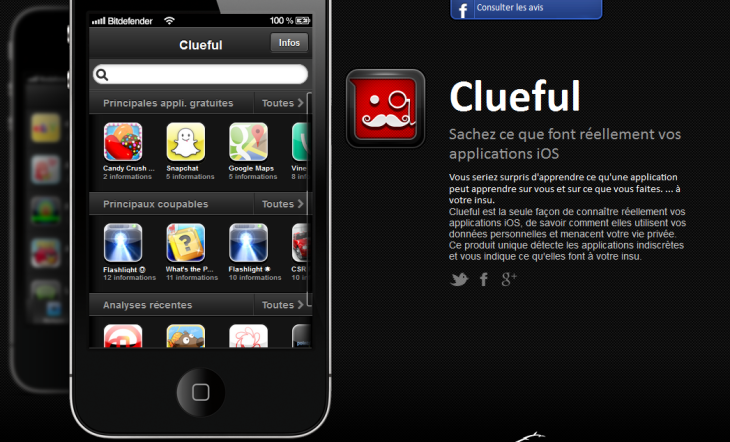 Clueful : quelles applications iOS et Android vous espionnent ?