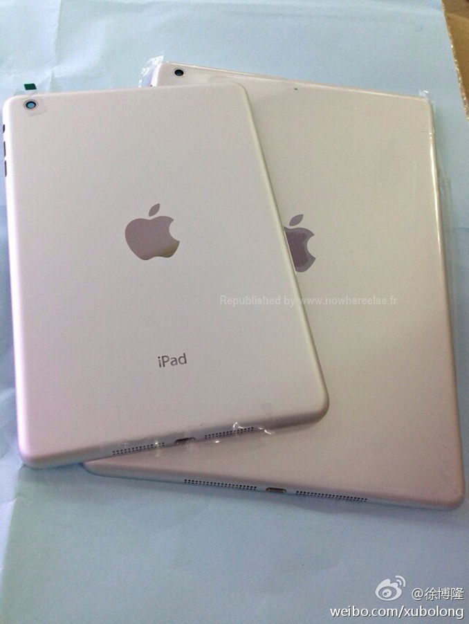 iPad 5 & iPad Mini 2 : nouvelles photos des coques ?