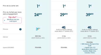 Bouygues Telecom : forfaits 4G dès 29,99 € le 1er octobre