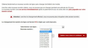 Free Mobile : changer de numéro de téléphone pour 5 euros