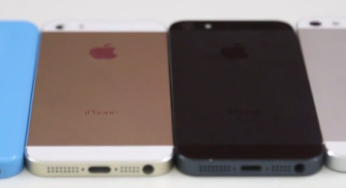 Vidéo : iPhone 5S or/champagne vs iPhone 5C vs iPhone 5