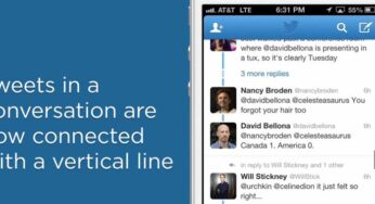 Twitter iOS 5.10 : nouveau look pour les conversations