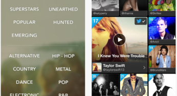 Twitter #music disponible sur l’App Store