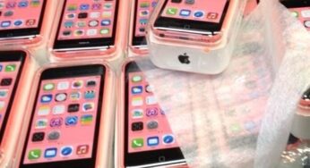 iPhone 5C : photo de modèles roses dans leurs boîtes ?