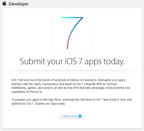 iOS 7 date de sortie le 18 septembre sur iPhone, iPad, iPod Touch