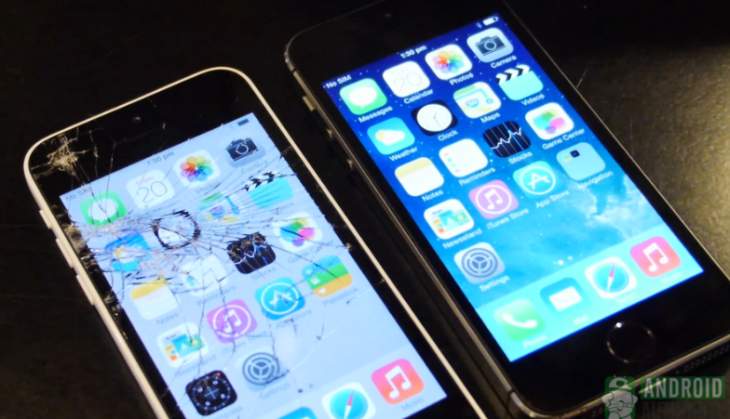 iPhone 5S vs iPhone 5C : Drop Test