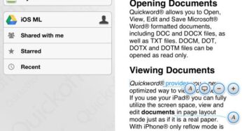 Quickoffice 6.1 : gratuit sur l’App Store et 10 Go offerts
