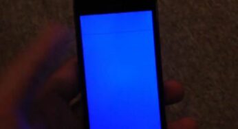 iPhone 5S : victime du bug de l’écran bleu