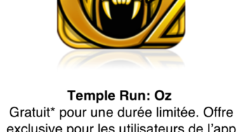 Temple Run Oz gratuit sur l’Apple Store iOS