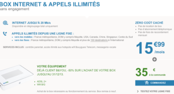 B&YOU lance une box internet à 15,99€/mois