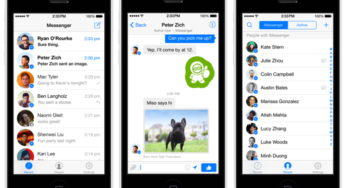Facebook Messenger : intégration des contacts du répertoire et design iOS 7
