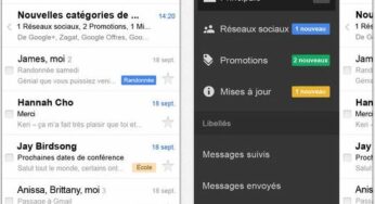 Gmail : compatibilité iOS 7 et nouveautés iPad
