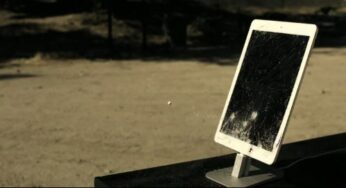 iPad Air vs Airsoft MP7 : test de torture en slow motion