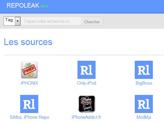 Repoleak : annuaire des sources Cydia et leur contenu