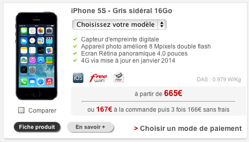 Free Mobile : la 4G sur iPhone 5S/5C dès janvier 2014