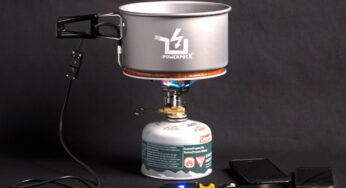 PowerPot X : recharger son iPhone ou iPad avec du feu